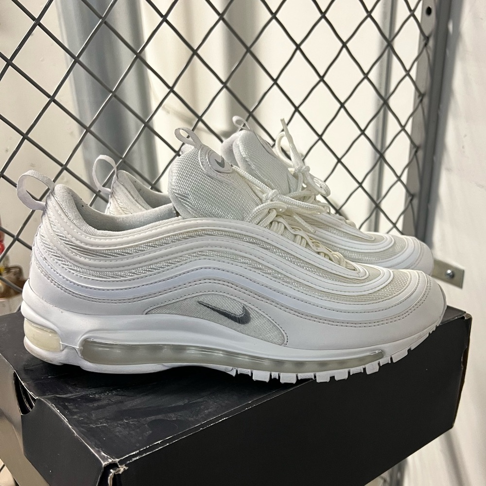 Nike Men's Air Max 97 White Shoes